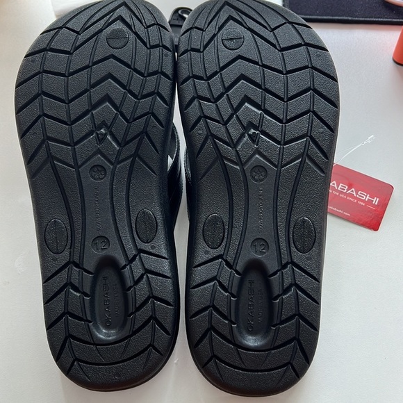 Okabashi Voyager Black Mens non-slip Sandals size 12 - Picture 3 of 3
